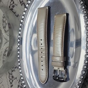 Michele 18mm Pearl Off White Watch Strap Band